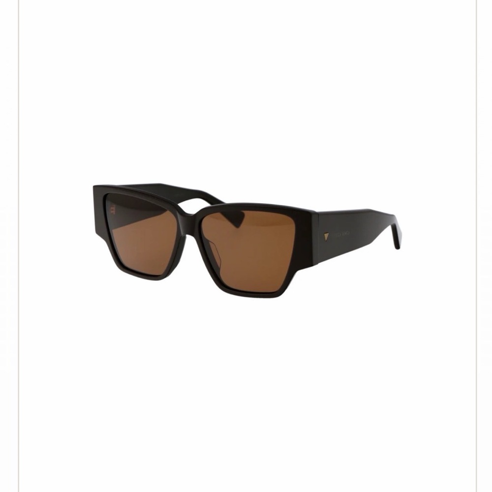 Bottega Veneta Black and Brown Sunglasses